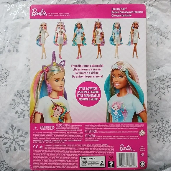 Barbie Unicorn Hair Doll Set - Picture 2 of 2